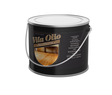Масло Vita Olio с твердым воском для деревянных полов и мебели Бук