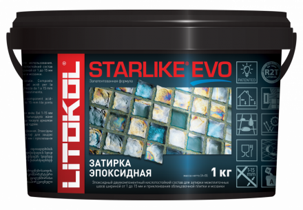 Эпоксидная затирочная смесь STARLIKE EVO S.140 Nero Grafite