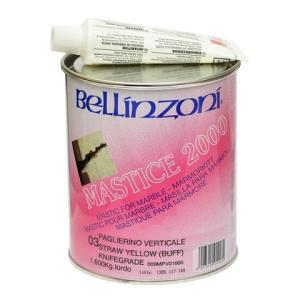 Клей "BELLINZONI MASTIC 2000" №01 (белый густой), 0.75л