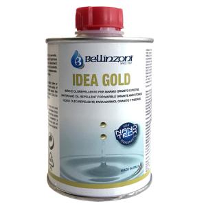 Мощная защитная пропитка Idea Gold BELLINZONI (Идея Голд Беллинзони) для камня, оригинальный цвет