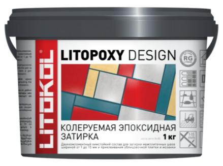 Litokol Litopoxy Design Колеруемая эпоксидная затирка 1-15 мм, 1 кг База под колеровку