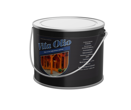 Масло Vita Olio  для наружных работ Эбеновое дерево