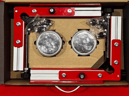 Комплект струбцин + клей Диамант мрамор 450 гр. для склейки под 90⁰ в фирменной упаковке