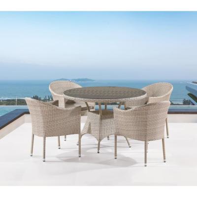 Комплект плетеной мебели T190A/Y350A-W85-D96 Latte 4Pcs